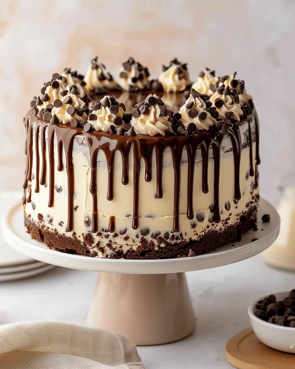 Chocolate Chip Cake with Ganache Drip: The Ultimate Indulgence