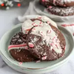 Air Fryer Dark Chocolate Peppermint Cookies