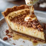 Custard Pie with Praline Sauce Recipe