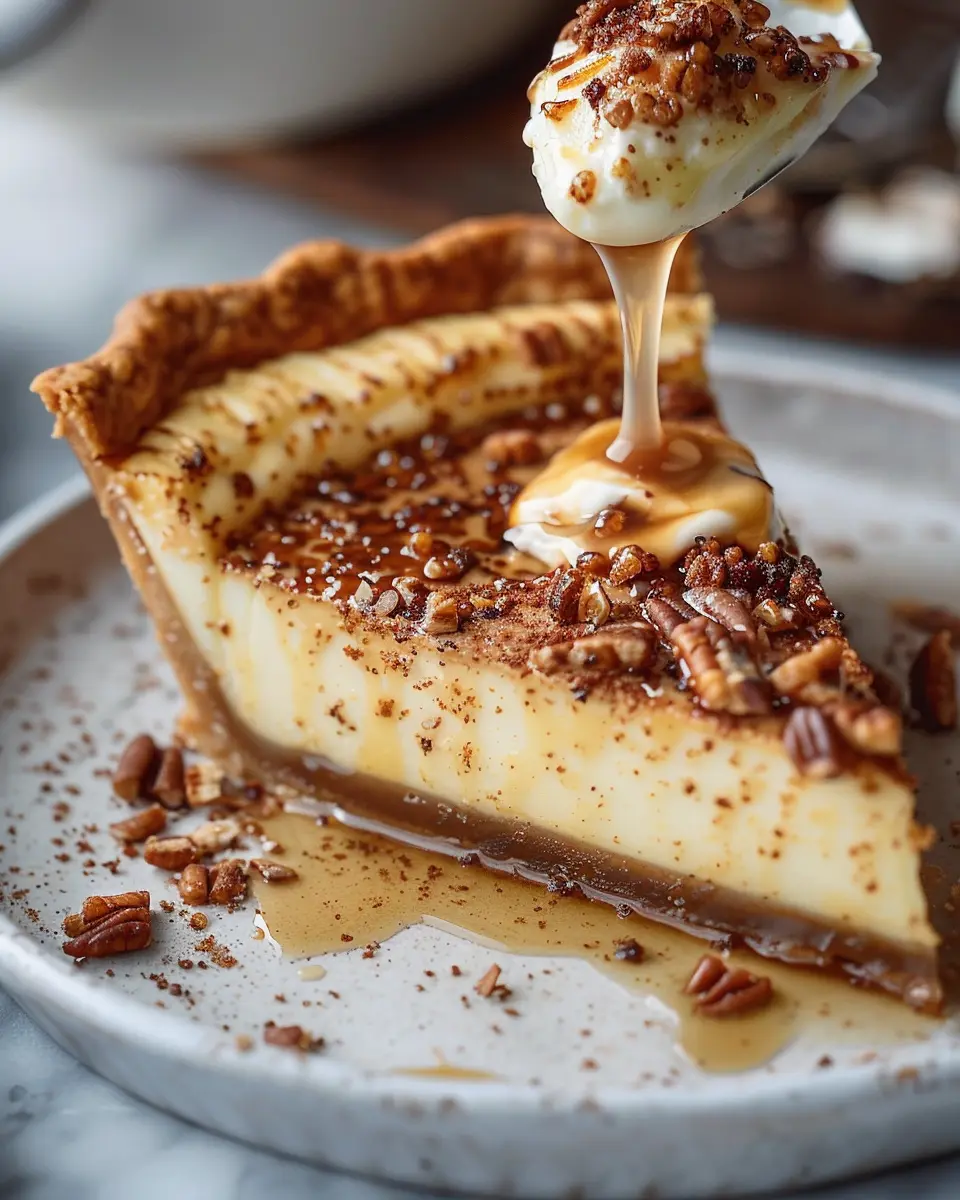 Custard Pie with Praline Sauce: The Best Indulgent Dessert Recipe