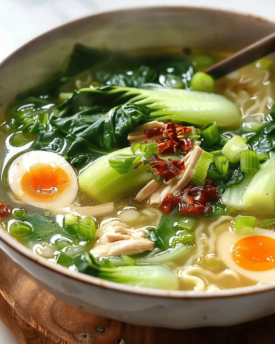 Bok Choy Chicken Soup: A Comforting Bowl of Homemade Goodness