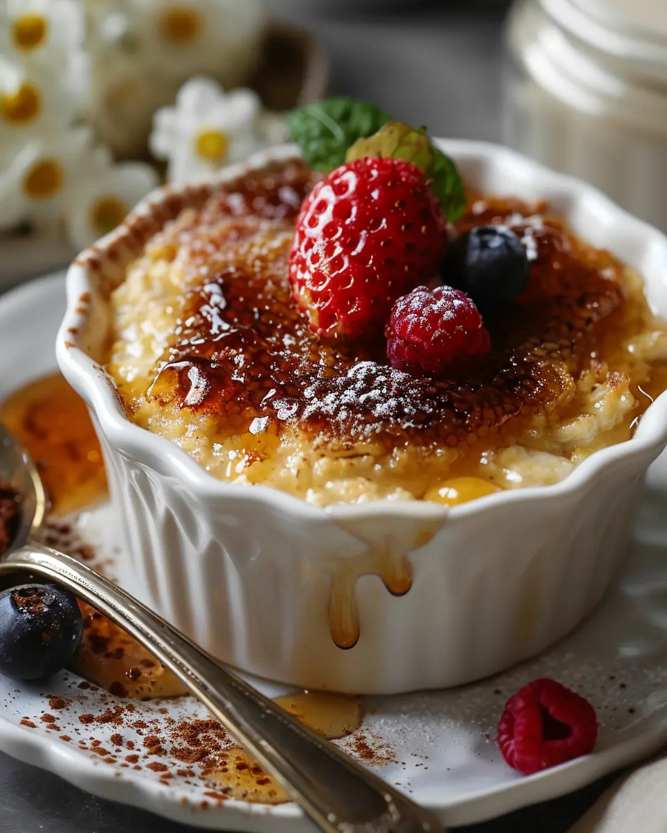 Honey Crème Brûlée Oatmeal Recipe: Indulgent Morning Delight