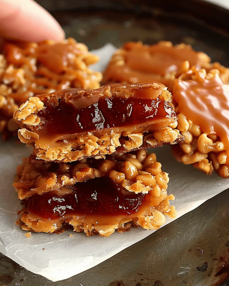 Peanut Butter And Jam Krispy Snack