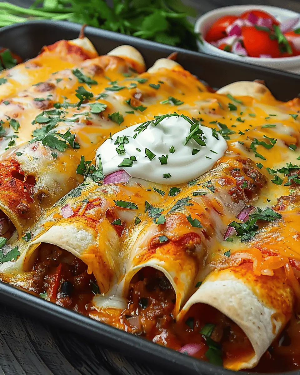 Unforgettable Pizza Enchiladas: Easy Turkey Bacon &amp; Chicken Ham Delight