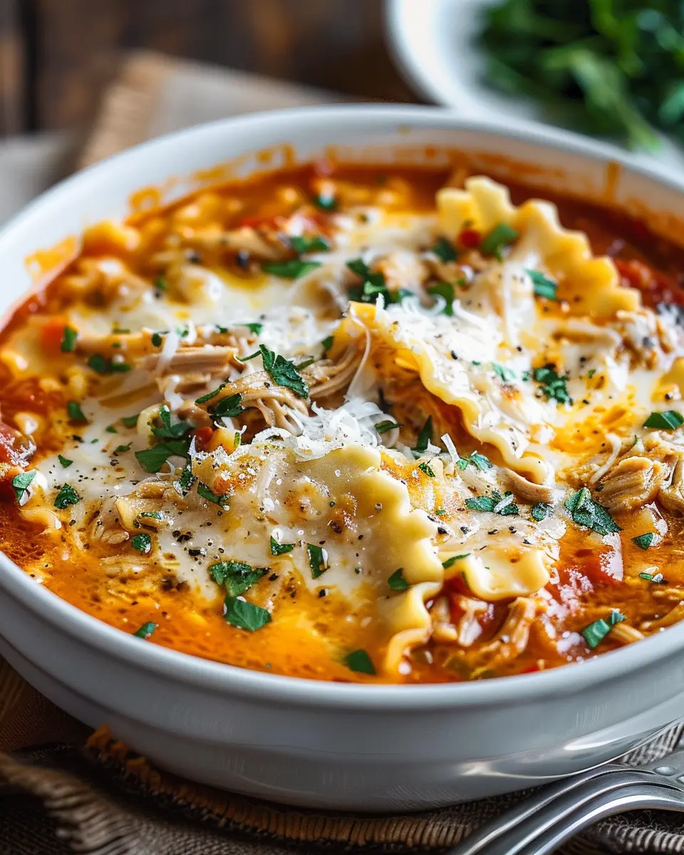 Chicken Lasagna Soup Recipe: Easy Comfort Food for Cozy Nights