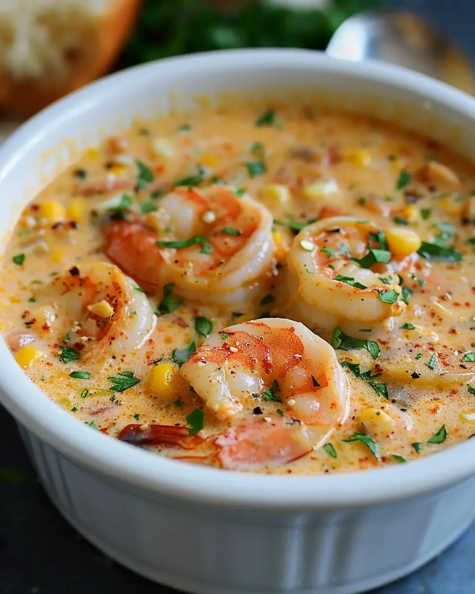 New Orleans Shrimp and Corn Bisque: A Cozy Comfort Food Delight