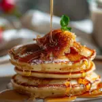 Crème Brûlée Pancakes with Honey Drizzle Recipe
