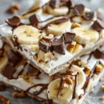 Banana & Nutella Frozen Yogurt Bark Recipe