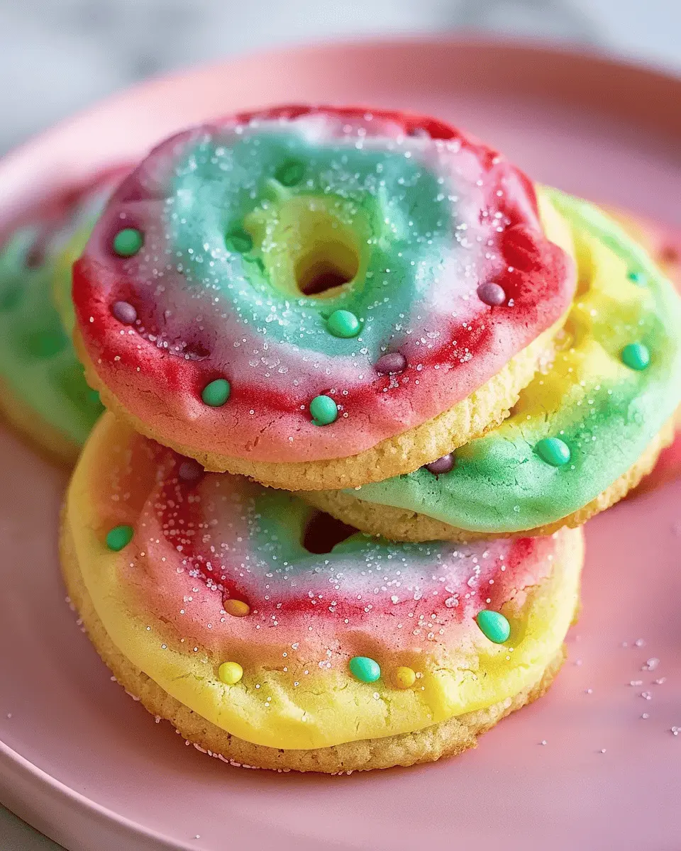 Irresistible Rainbow Sugar Cookies to Brighten Your Day at Home