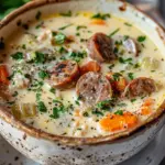 Creamy Parmesan Italian Sausage Soup Recipe