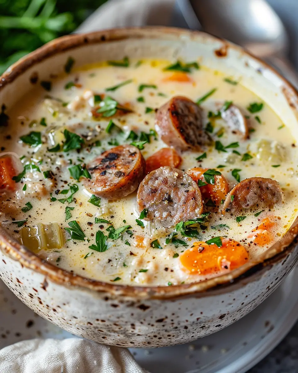 Creamy Parmesan Italian Sausage Soup Recipe: The Best Comfort Dish