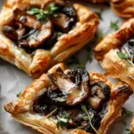 Mushroom Puff Pastry Tarts