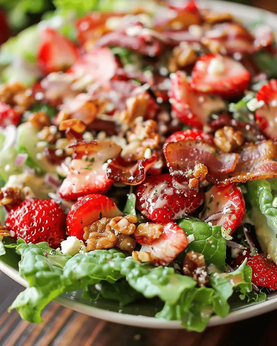 Favorite Strawberry Turkey Bacon Salad: A Fresh, Flavorful Twist