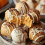 Pumpkin Cheesecake Truffles