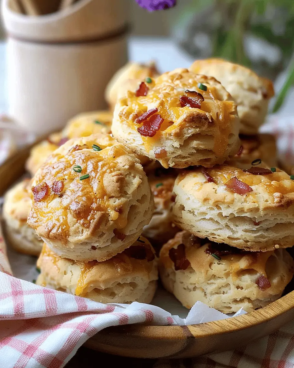 Bacon Cheddar Biscuits: Easy Turkey Bacon Treats for Home Chefs