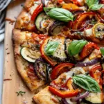 Roasted Vegetable Whole Wheat Pizza