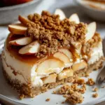 Apple Cinnamon Cheesecake Crumble
