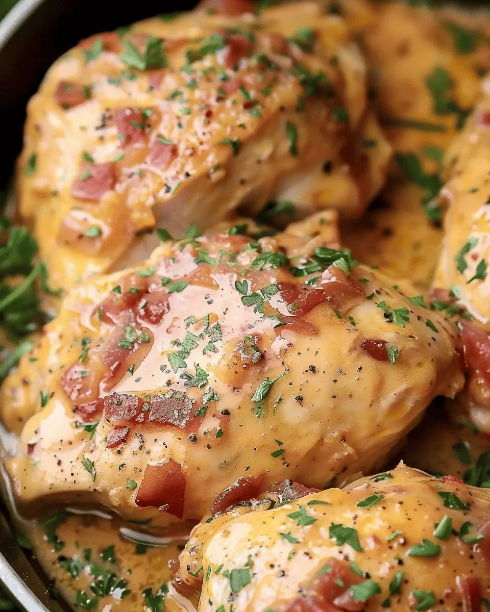 Slow Cooker Crack Chicken with Turkey Bacon: Indulgent Comfort Food