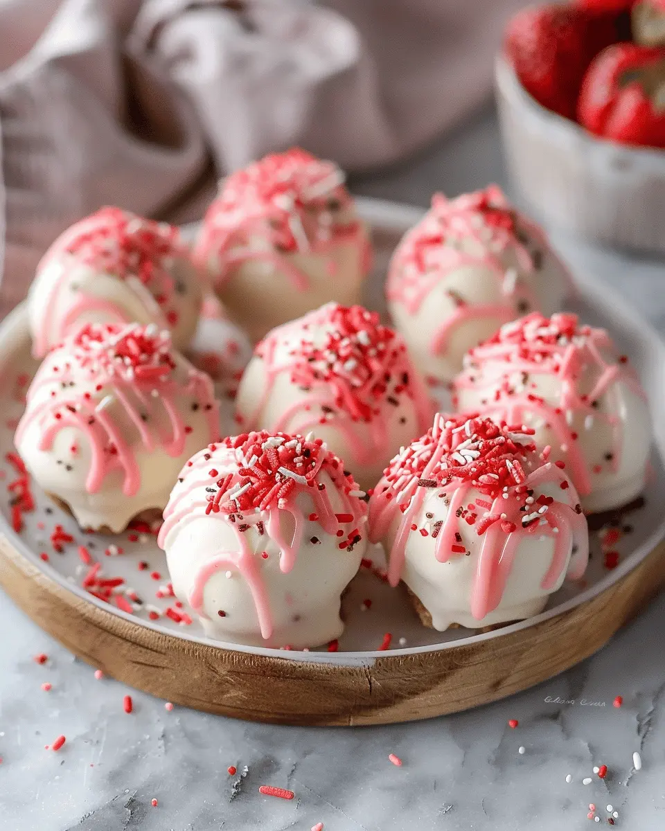 Strawberry Cheesecake Truffle Bombs: Easy Indulgence at Home