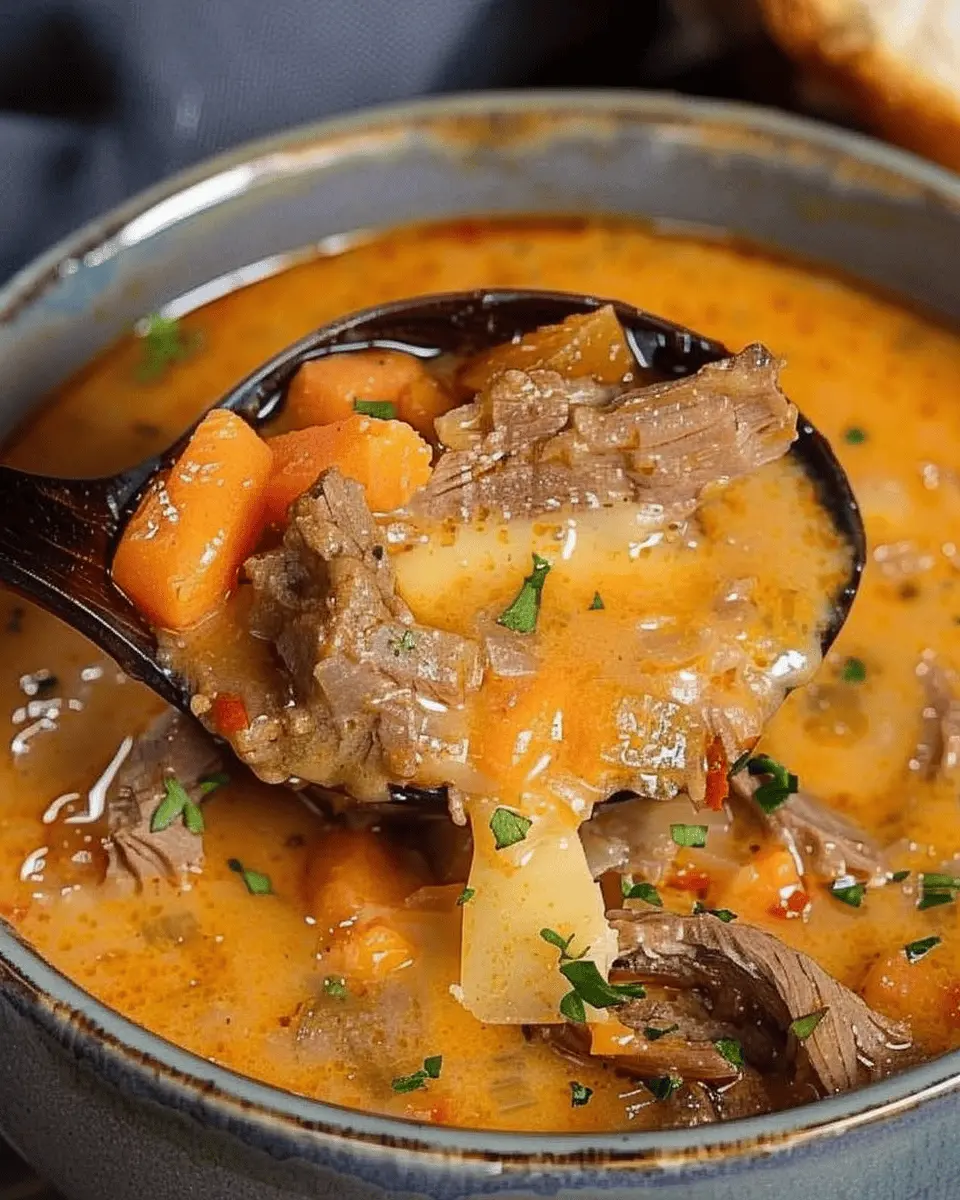 Roast Beef and Cheddar Soup: The Best Cozy Comfort Food Recipe