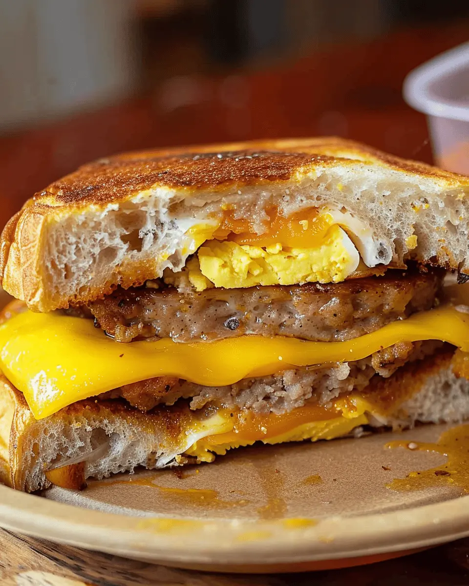 Sausage Egg and Cheese Breakfast Sandwich: The Easy Twist You Need