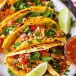 Crockpot Chicken Birria Tacos