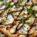 Pear and Gorgonzola Flatbread: A Perfect Harmony of Flavors
