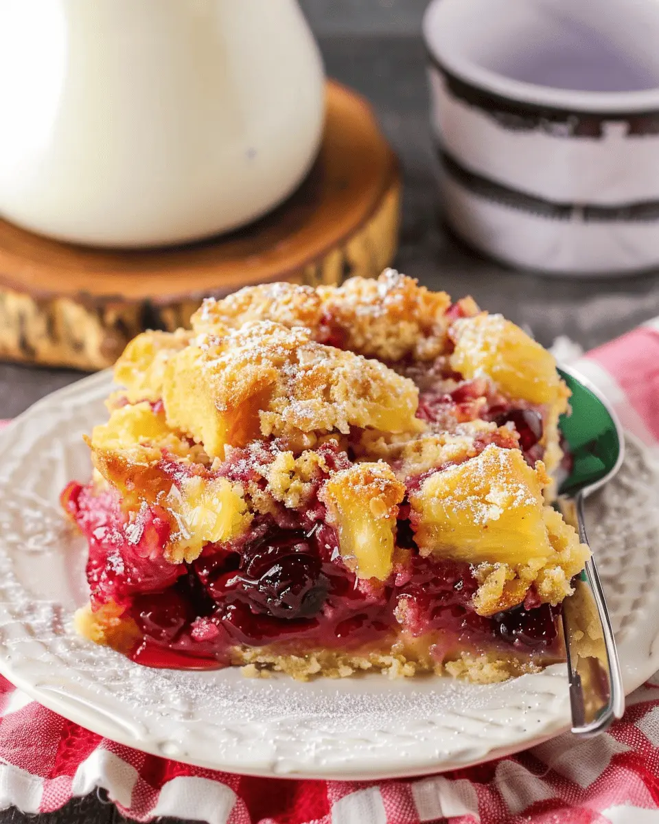 Crockpot Cherry Pineapple Dump Cake: Easy Indulgence for All
