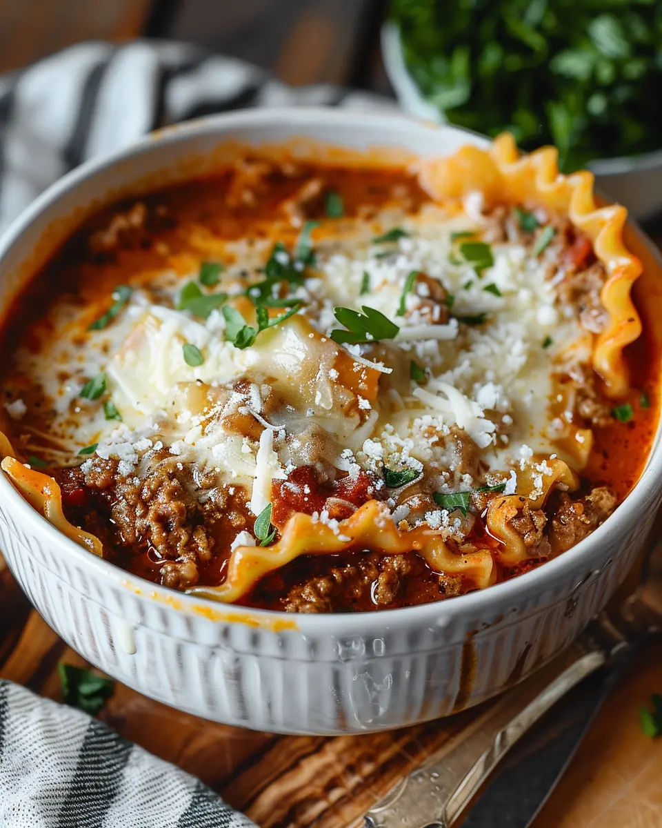Classic Lasagna Soup Recipe: A Cozy and Indulgent Twist