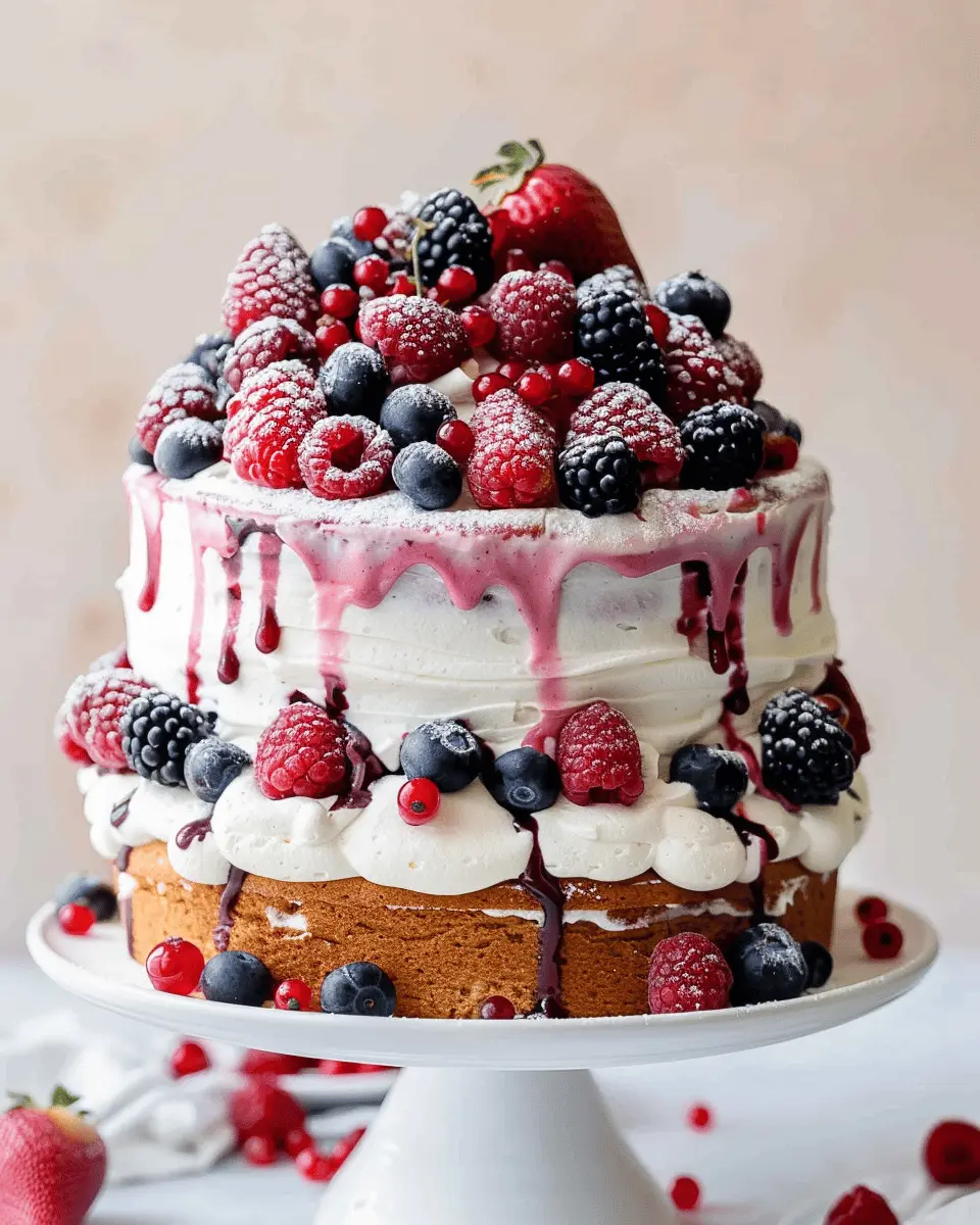 Fresh Berry Cream Cake: The Best Indulgent Dessert Recipe