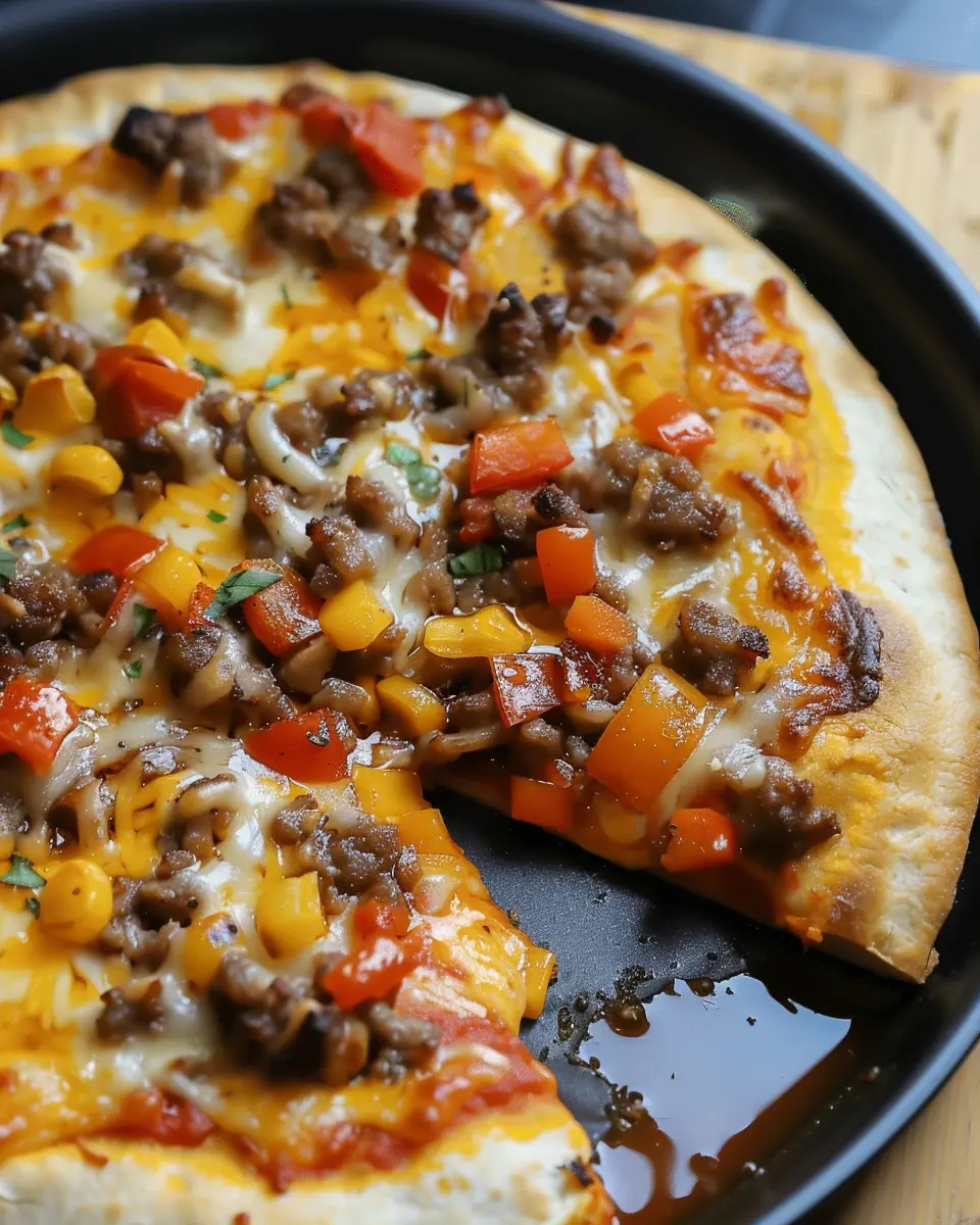 Ninja Foodi Tortilla Pizza: Easy Recipe with Turkey Bacon and Chicken Ham