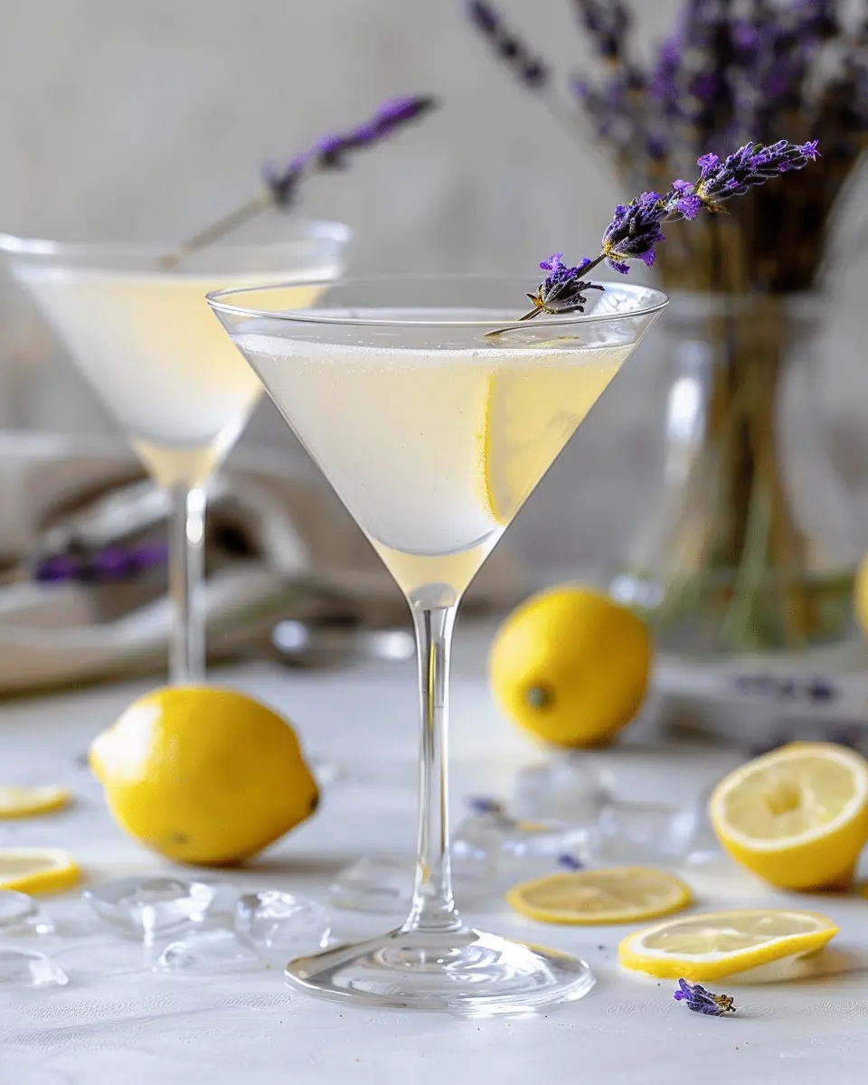 Classic Lavender Lemon Drop Martini Recipe: A Refreshing Twist at Home