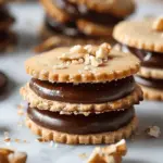 Hazelnut Shortbread Sandwich Cookies with Milk Chocolate Ganache Recipe