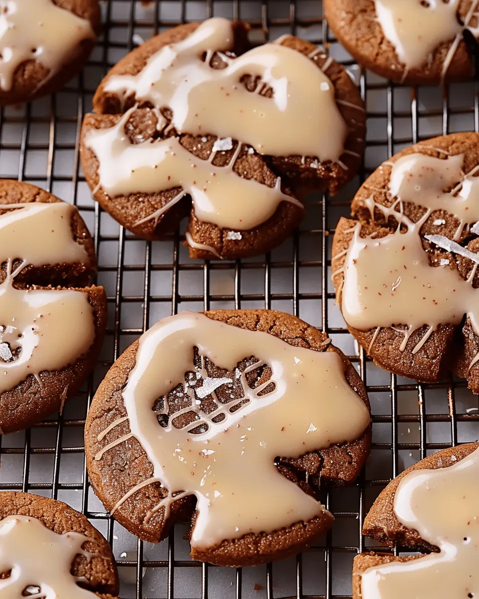 Soft Batch Gingerbread Cookies with Ginger Glaze: Easy Holiday Treats