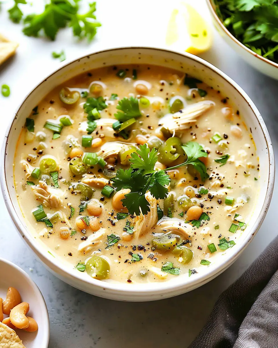 White Chicken Chili: Easy, Comforting Recipe with Turkey Bacon