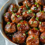 Easy Mongolian Meatballs