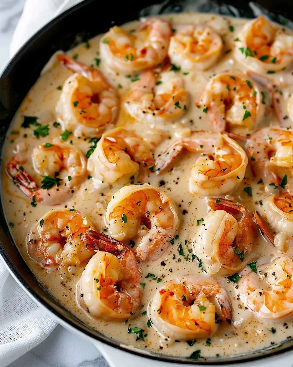 Easy Creamy Garlic Shrimp Recipe: Indulge in Homemade Flavors