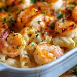 Shrimp Scampi Pasta Bake