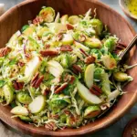Brussels Sprout Slaw with Apples and Pecans Recipe