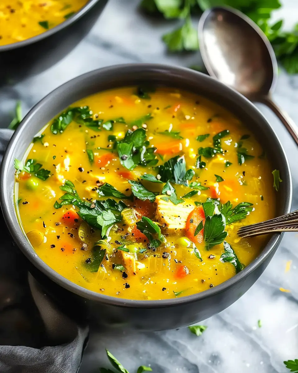 Anti Inflammatory Turmeric Chicken Soup: A Nourishing Delight