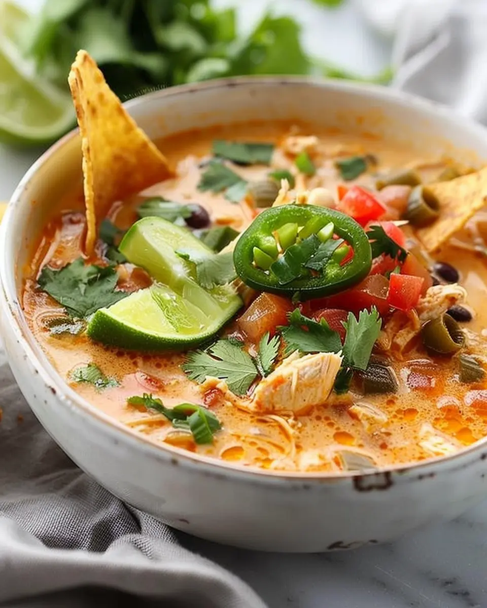 Creamy Chicken Tortilla Soup: The Best Cozy Comfort Food Recipe