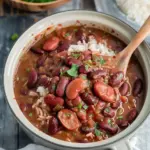 Slow Cooker Cajun Red Beans and Rice