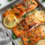 Garlic Butter Baked Salmon Recipe