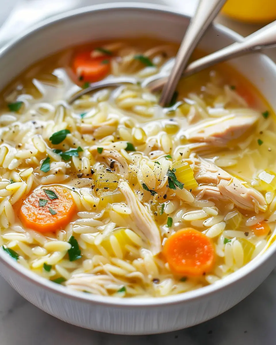 Lemon Chicken Orzo Soup: Easy, Comforting, and Homemade Delight