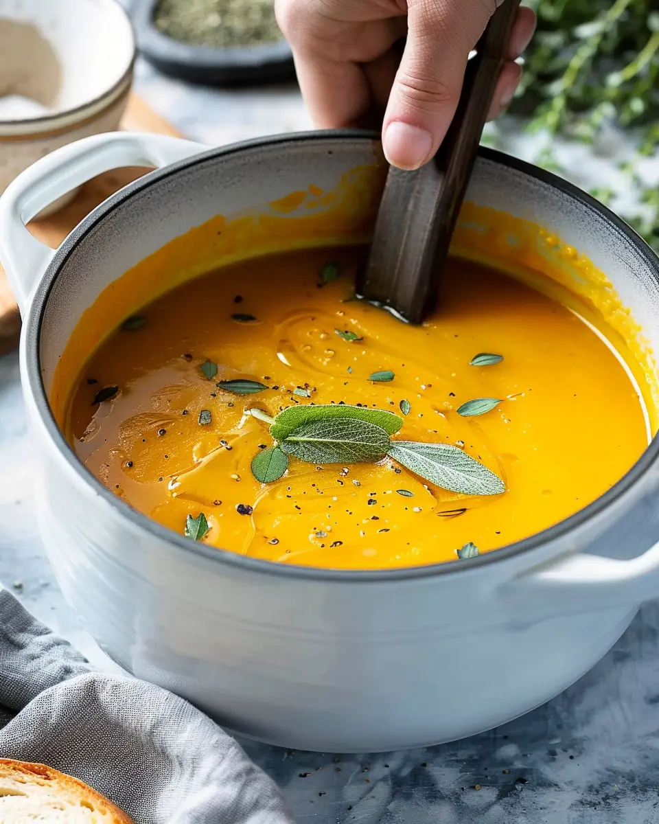 Butternut Squash Soup: A Comforting Easy Recipe with Turkey Bacon