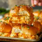 Sheet Pan Buffalo Chicken Sliders