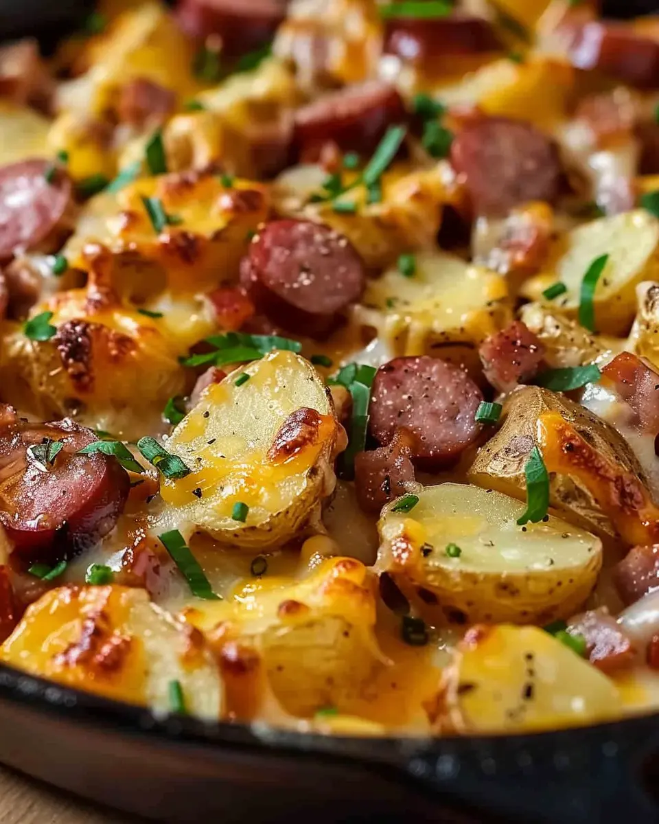 Cheesy Ranch Potatoes and Smoked Sausage: The Best Comfort Dish