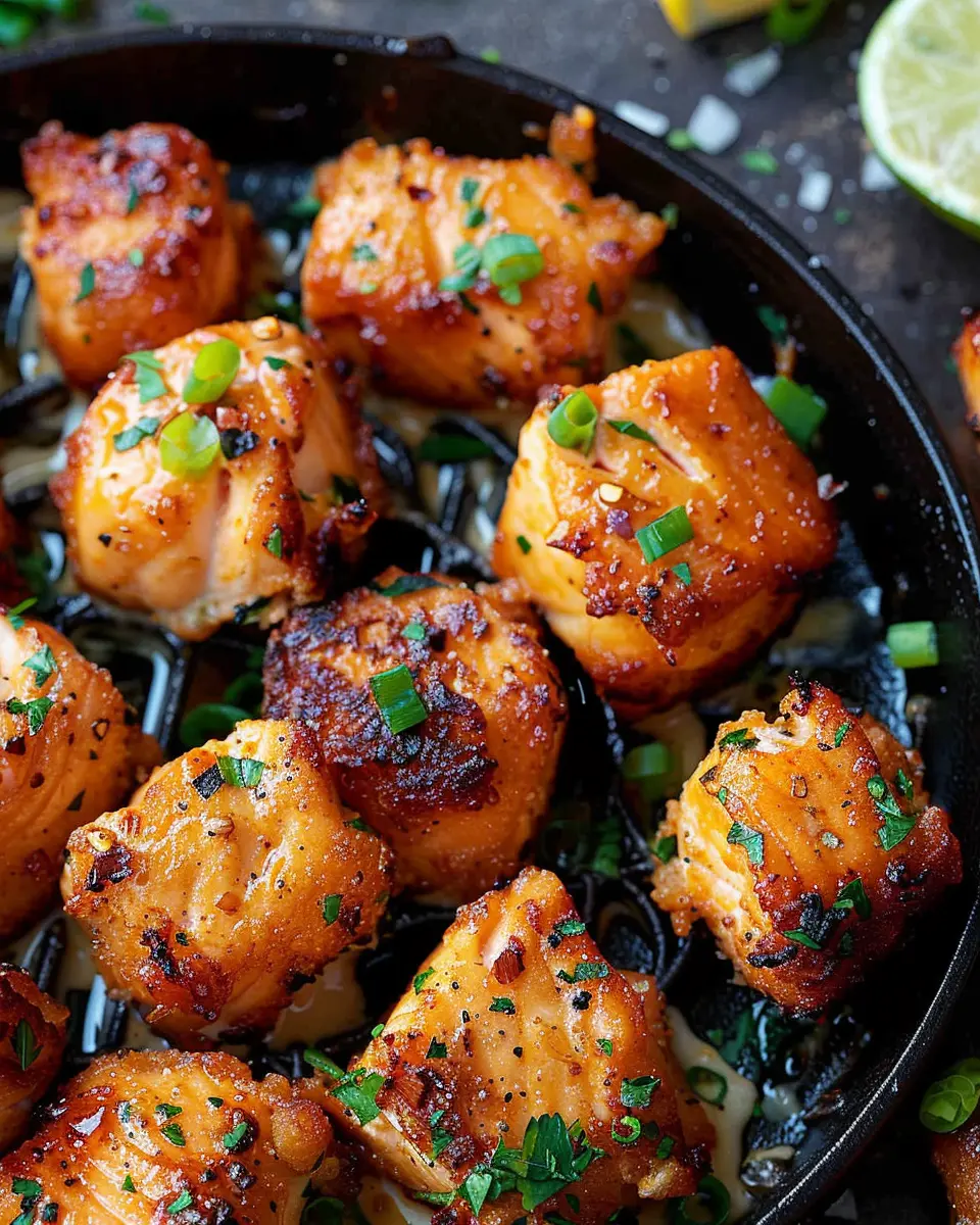 Air Fryer Bang Bang Salmon Bites: Easy, Flavor-Packed Delight