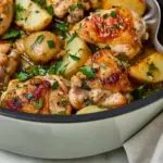 Slow Cooker Parmesan Garlic Chicken and Potatoes