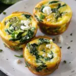 Quick & Healthy Egg Muffins with Spinach and Feta